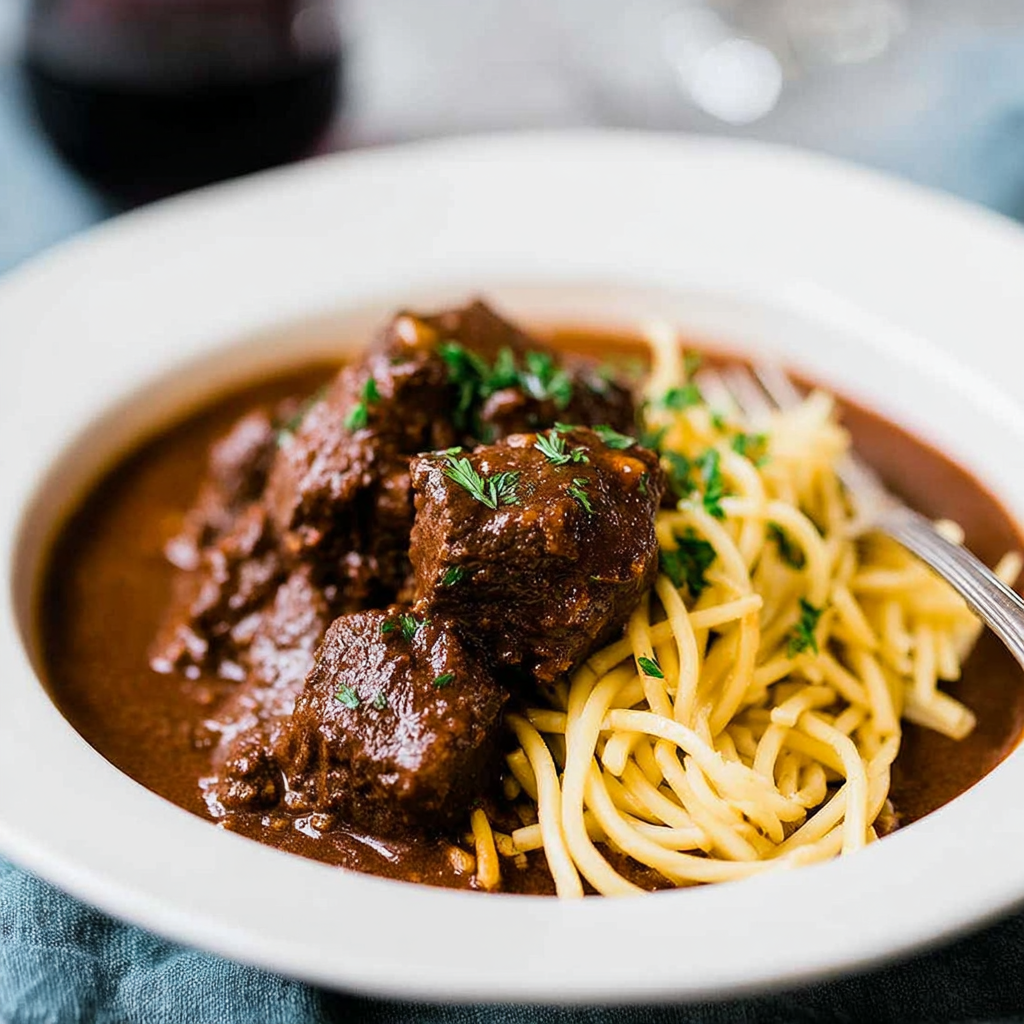 Hearty German Goulash: A Comforting Classic for Your Table