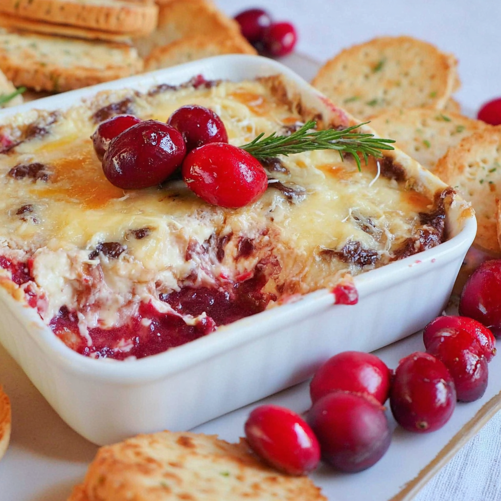 Sweet & Savory Baked Cranberry Cheddar Dip: An Irresistible Holiday Appetizer
