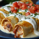 Baked Cream Cheese Chicken Taquitos