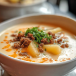 Creamy Hamburger Potato Soup Recipe