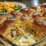 Cheesy Chicken Crescent Bake