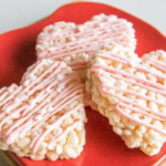 Chocolate Dipped Heart Rice Krispies Treats