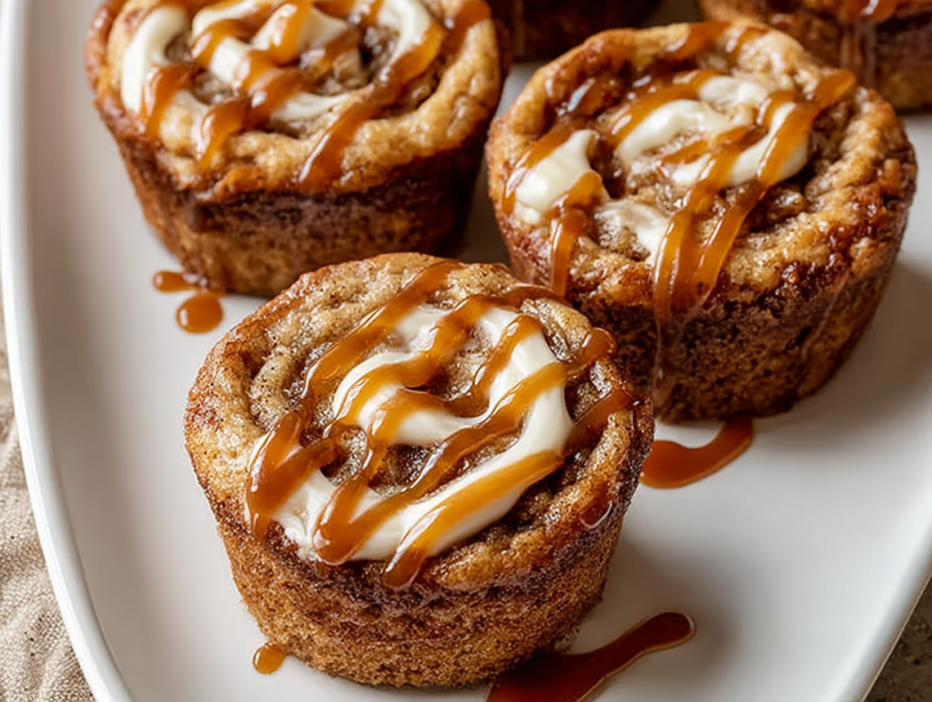 Cinnamon Roll Protein Muffins