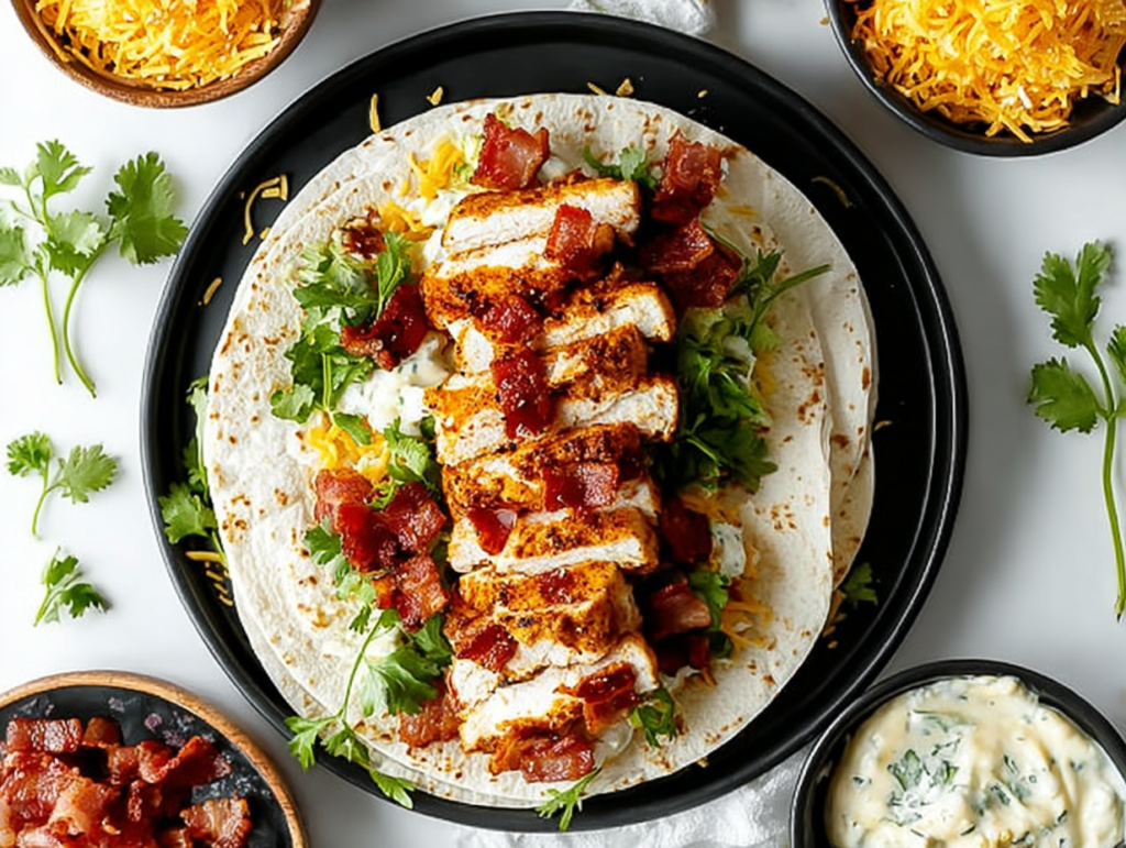 Crispy Chicken Bacon Ranch Wrap