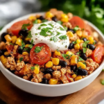 Easy Ground Turkey Taco Skillet (One-Pan Meal)