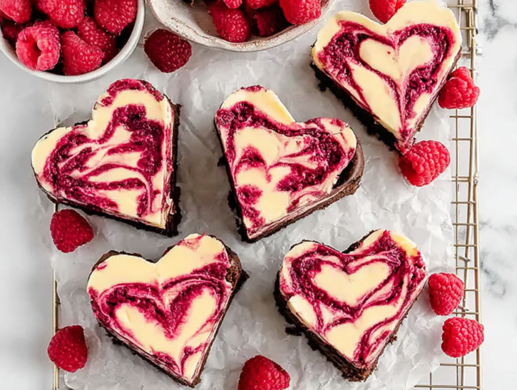Heart Shaped Brownies