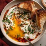 Ã‡Ä±lbÄ±r: Turkish Eggs with Creamy Yogurt & Butter Sauce
