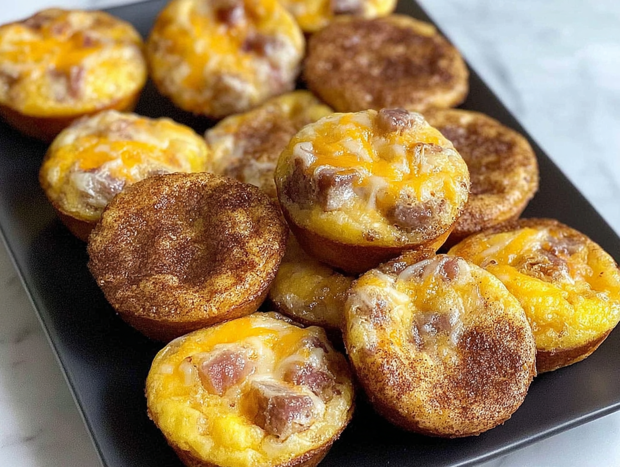 A basket of freshly baked McGriddle Bites with a side of maple syrup for dipping.