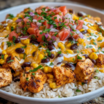 One-Pot Cheesy Southwest Chicken & Rice: Creamy Bliss!