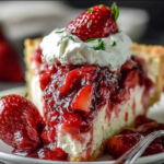 Strawberry Earthquake Cake 