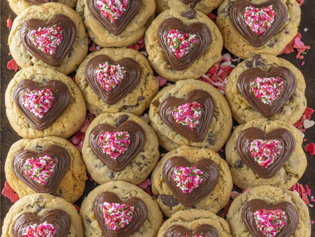 Valentine's Day Chocolate Chip Cookies Recipe