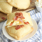 Bacon, Egg and Cheese Breakfast Pockets