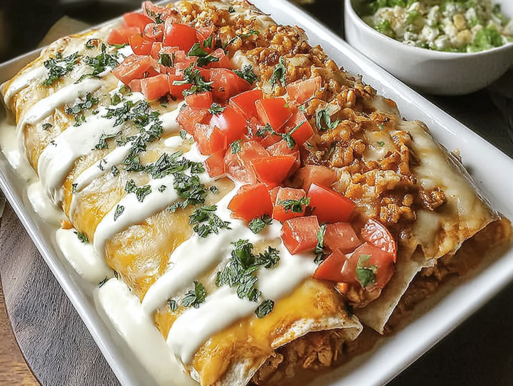 Creamy Queso Chicken Enchiladas for Effortless Family Dinners