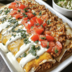 Creamy Queso Chicken Enchiladas for Effortless Family Dinners