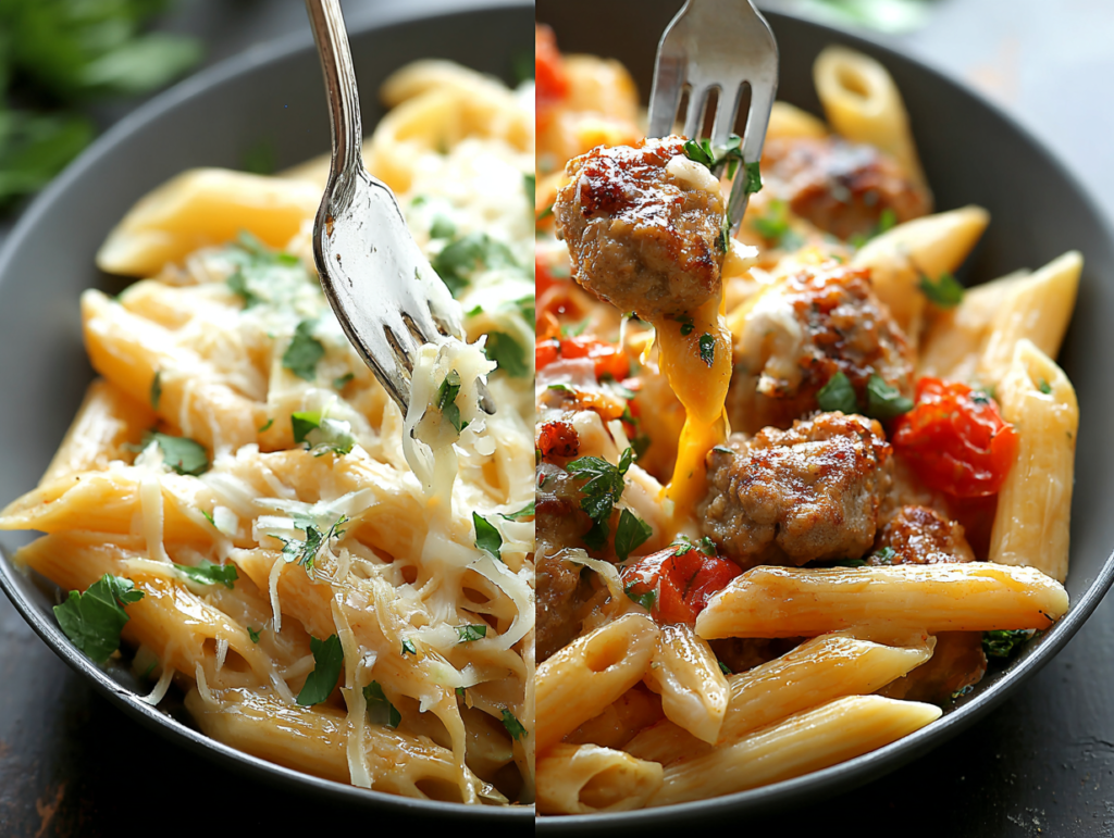 Creamy Tuscan Sausage Pasta