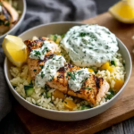 Dump-and-Bake Chicken Tzatziki Casserole