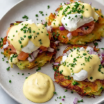 Easy Latke Eggs Benedict