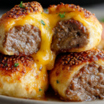 Garlic Parmesan Cheeseburger Bombs – Savory, Cheesy Irresistible