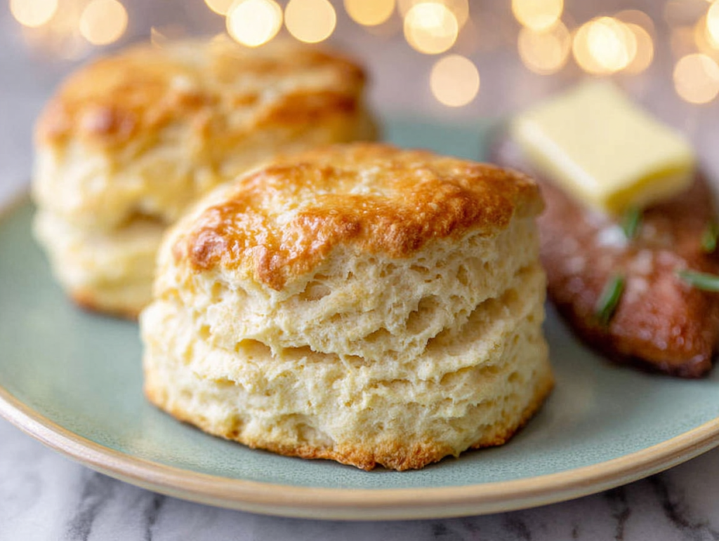 Golden Homemade Biscuits