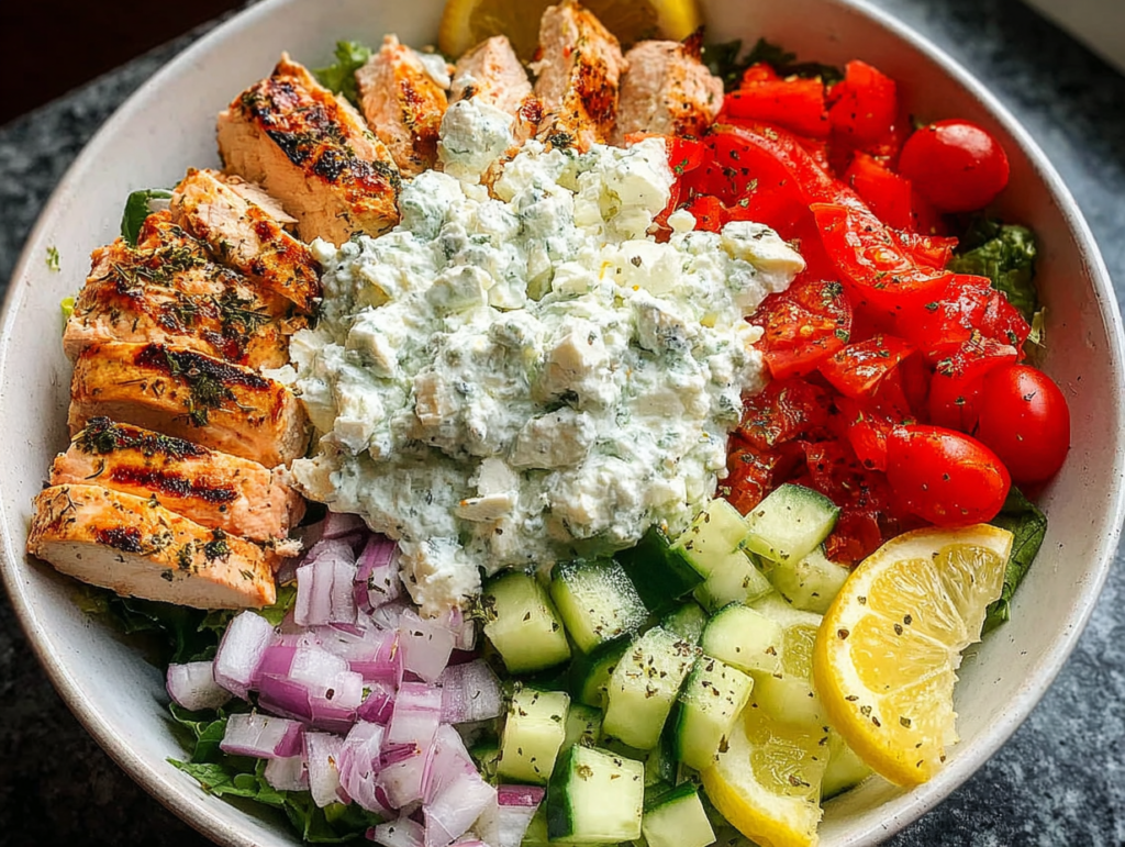 Greek Chicken Bowls