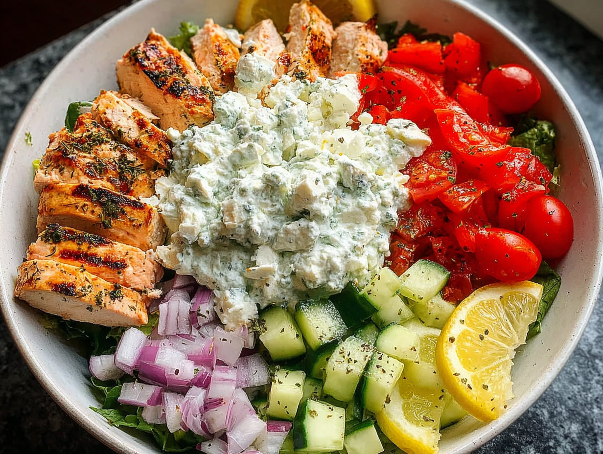 Greek Chicken Bowls