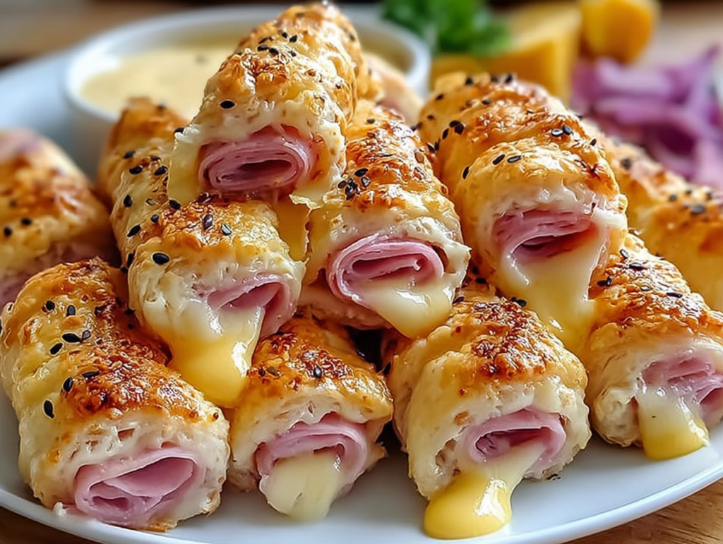 Ham and Cheese Sticks