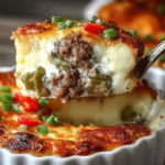 Low Carb Philly Cheesesteak Casserole