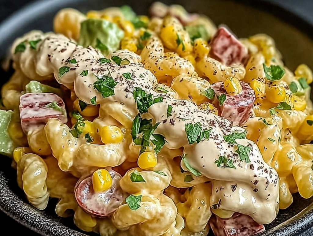 Mexican Street Corn Pasta Salad is a must-try dish!