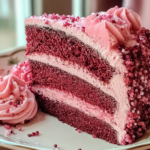 Mother's Day Pink Velvet Cake