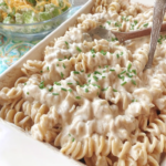 Polish Noodles with Sour Cream & Onions