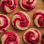 Raspberry Swirl Cookies with Butter Shortbread