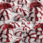Red Velvet Crinkle Cookies