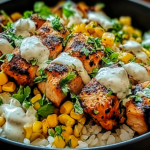 Street Corn Chicken Rice Bowl
