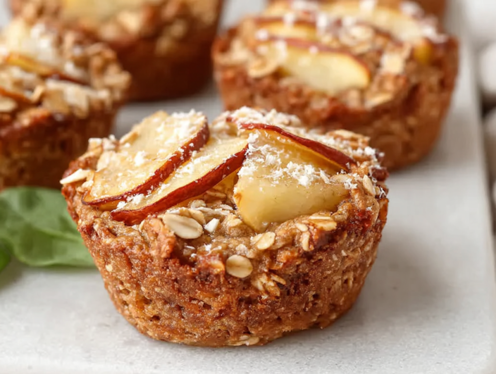 Tasty Baked Apple Cinnamon Oatmeal Cups