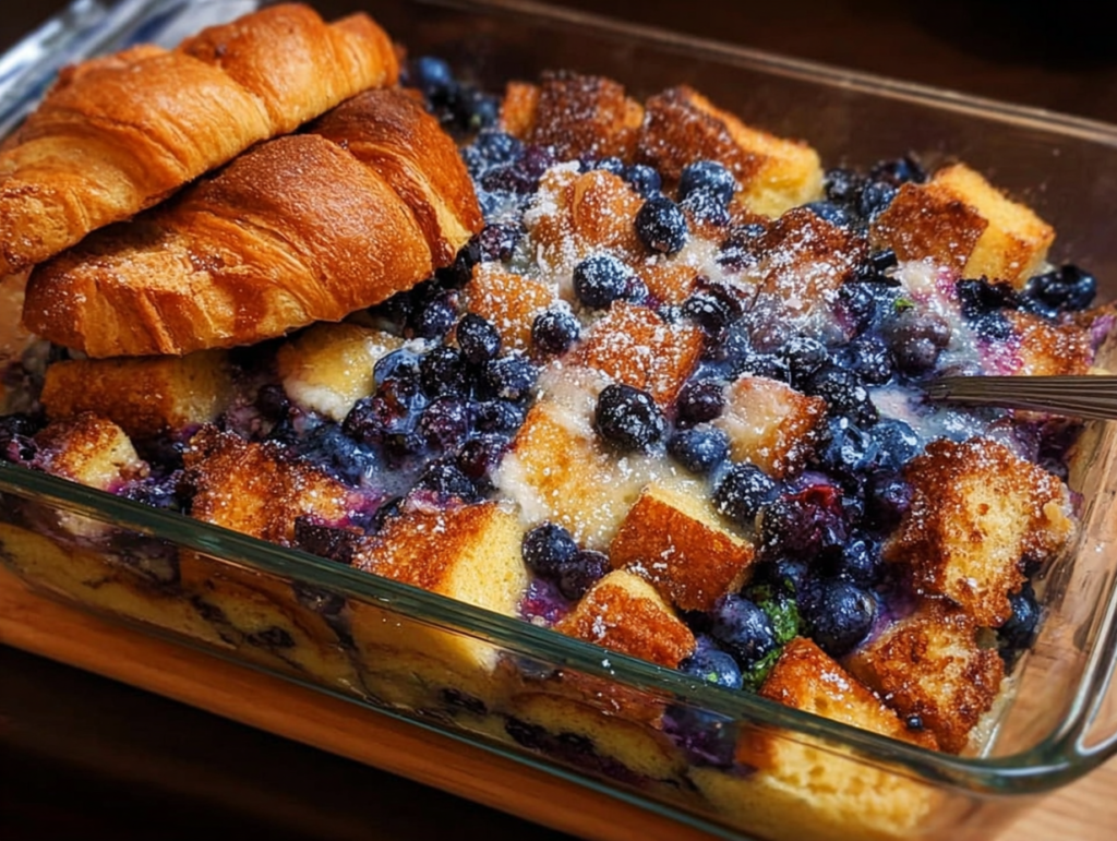Unbelievable Blueberry French Toast Casserole