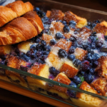 Unbelievable Blueberry French Toast Casserole