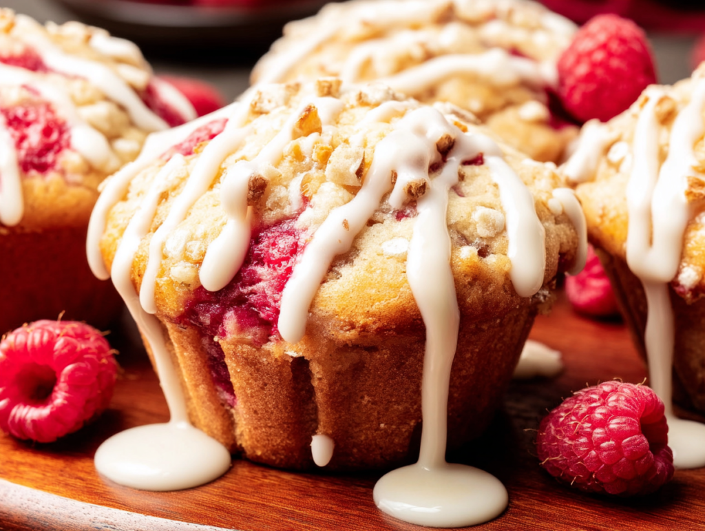 White Chocolate Raspberry Muffins